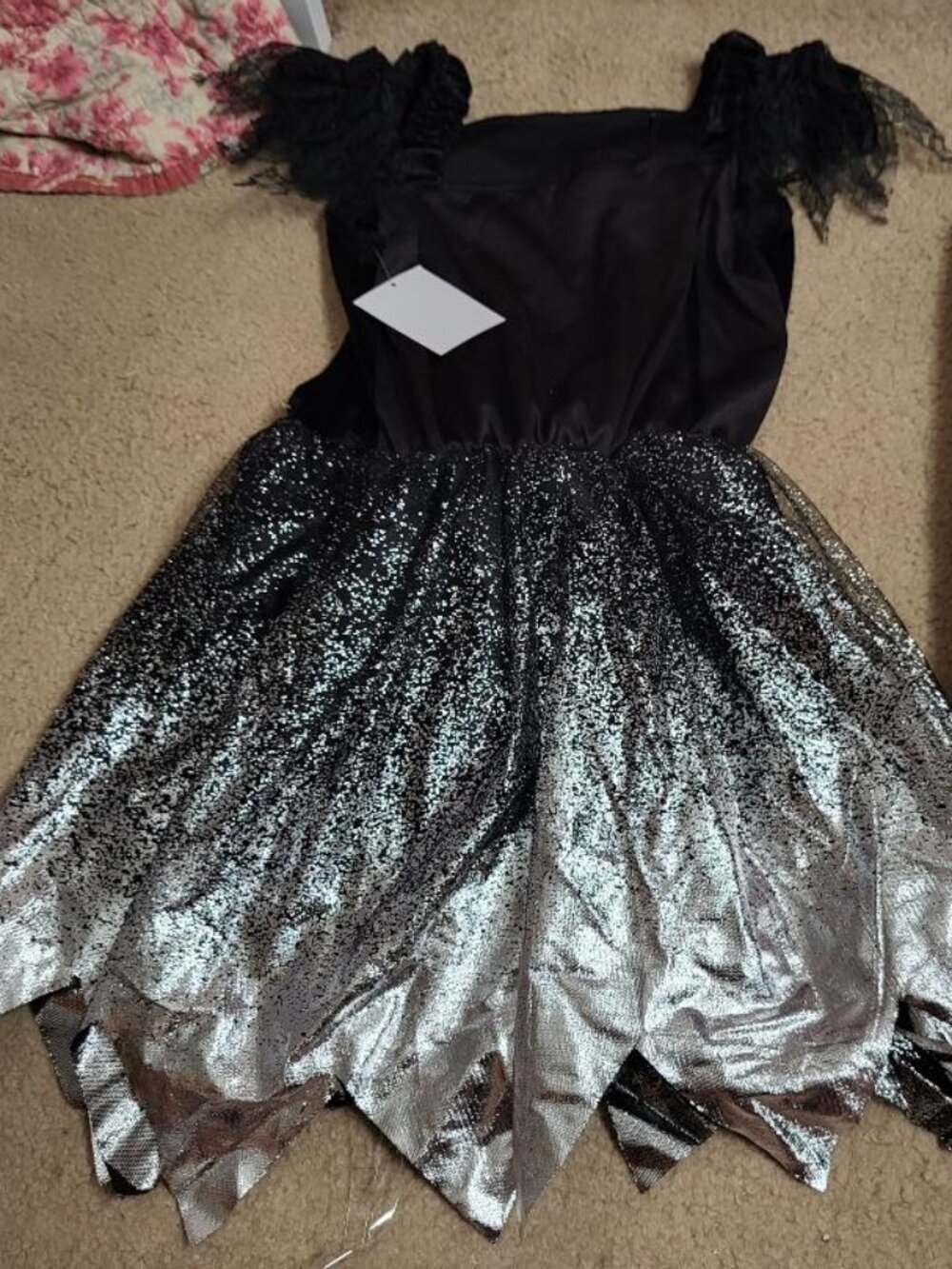 Costume, Black and Silver Dress, Girls size 7/8